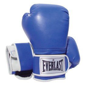 Happiness Habit Fight with Finesse Blue Boxing Gloves